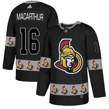 Senators 16 Clarke MacArthur Black Team Logos Fashion Adidas Jersey Senators 16 Clarke MacArthur Black Team Logos Fashion Adidas Jersey