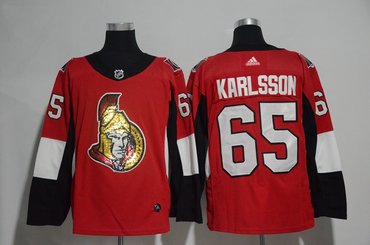 Senators 65 Erik Karlsson Red Glittery Edition Adidas Jersey Senators 65 Erik Karlsson Red Glittery Edition Adidas Jersey
