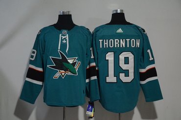 Sharks 19 Joe Thornton Teal Adidas Jersey Sharks 19 Joe Thornton Teal Adidas Jersey