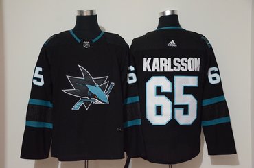Sharks 65 Erik Karlsson Black Adidas Jersey Sharks 65 Erik Karlsson Black Adidas Jersey