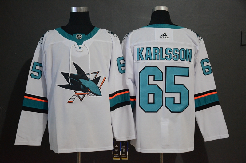 Sharks 65 Erik Karlsson White Adidas Jersey Sharks 65 Erik Karlsson White Adidas Jersey