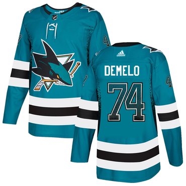 Sharks 74 Dylan Demelo Teal Drift Fashion Adidas Jersey Sharks 74 Dylan Demelo Teal Drift Fashion Adidas Jersey