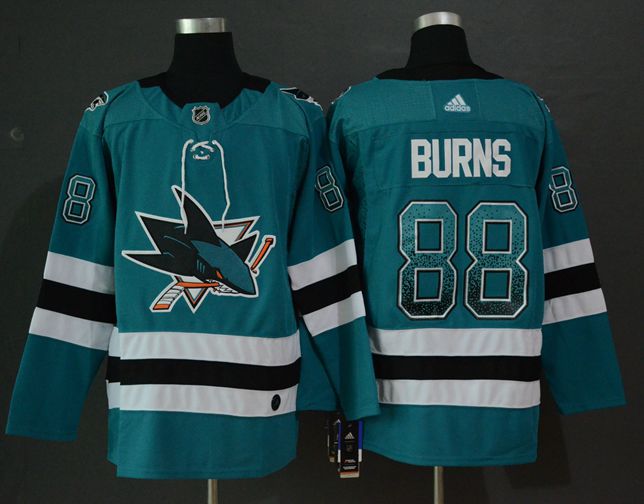 Sharks 88 Brent Burns Teal Drift Fashion Adidas Jersey Sharks 88 Brent Burns Teal Drift Fashion Adidas Jersey