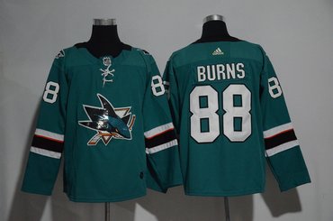 Sharks 88 Brent Burns Teal Glittery Edition Adidas Jersey Sharks 88 Brent Burns Teal Glittery Edition Adidas Jersey