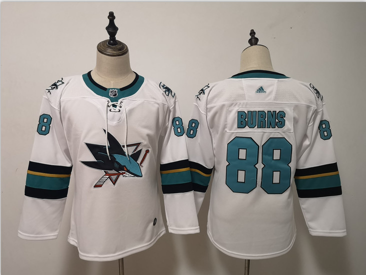 Sharks 88 Brent Burns White Youth Adidas Jersey Sharks 88 Brent Burns White Youth Adidas Jersey