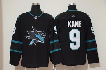 Sharks 9 Evander Kane Black Adidas Jersey Sharks 9 Evander Kane Black Adidas Jersey