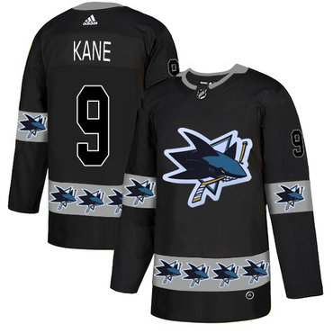 Sharks 9 Evander Kane Black Team Logos Fashion Adidas Jersey Sharks 9 Evander Kane Black Team Logos Fashion Adidas Jersey