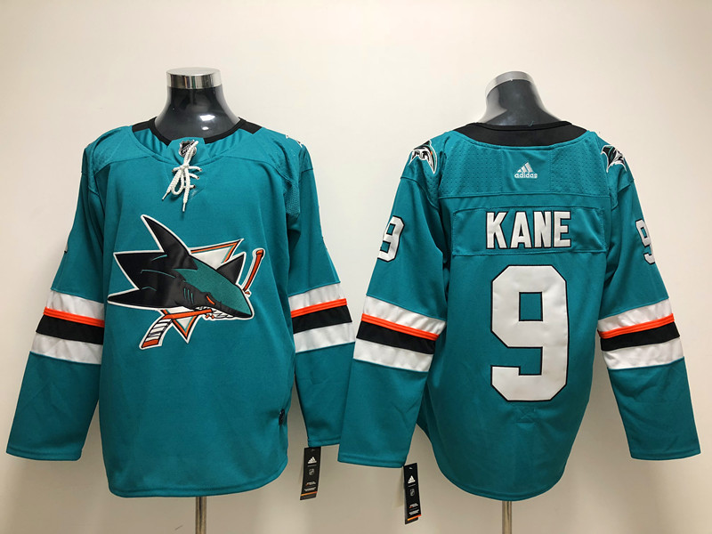Sharks 9 Evander Kane Teal Adidas Jersey Sharks 9 Evander Kane Teal Adidas Jersey