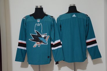 Sharks Blank Teal Adidas Jersey