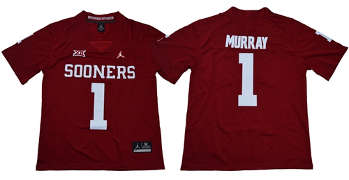 Sooners #1 Kyler Murray Red Jordan Brand Limited Stitched NCAA Jersey Sooners #1 Kyler Murray Red Jordan Brand Limited Stitched NCAA Jersey