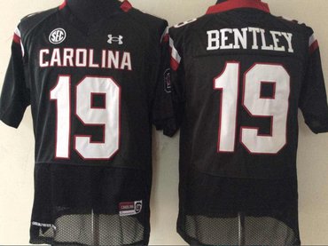 South Carolina Gamecocks 19 Jake Bentley Black College Football Jersey