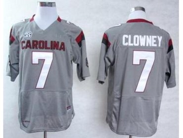 South Carolina Gamecocks 7 Jadeveon Clowney Grey College Football NCAA Jerseys South Carolina Gamecocks 7 Jadeveon Clowney Grey College Football NCAA Jerseys