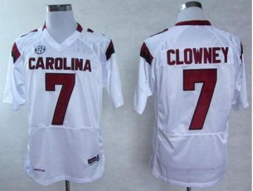South Carolina Gamecocks 7 Jadeveon Clowney White College Football NCAA Jerseys South Carolina Gamecocks 7 Jadeveon Clowney White College Football NCAA Jerseys