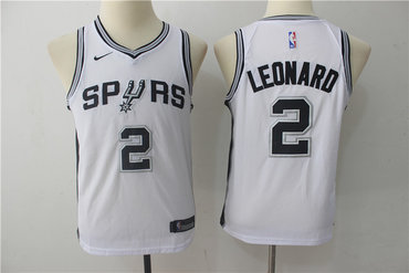Spurs 2 Kawhi Leonard White Youth Nike Swingman Jersey Spurs 2 Kawhi Leonard White Youth Nike Swingman Jersey