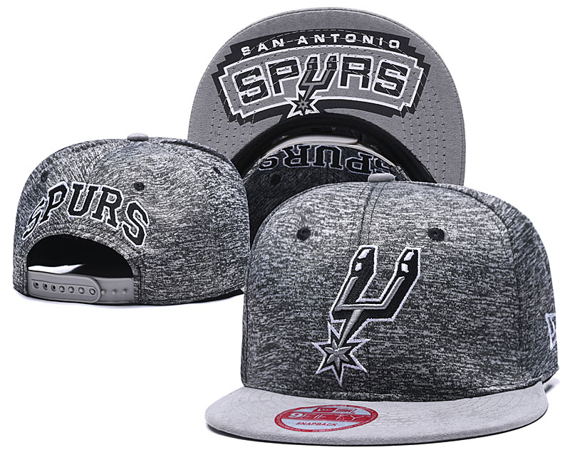 Spurs Team Logo Gray Adjustable Hat TX