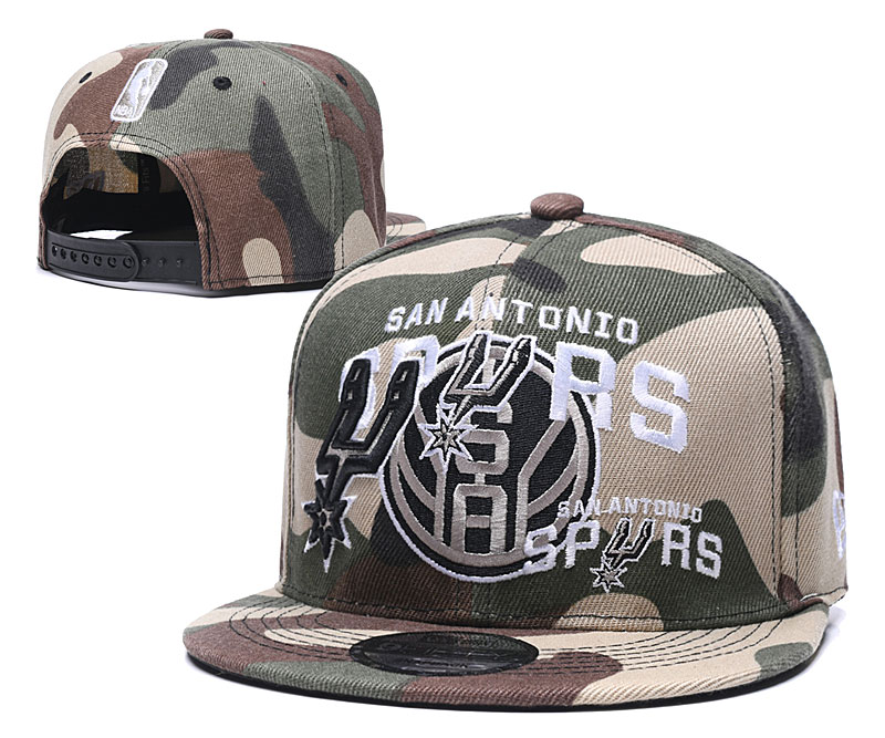 Spurs Team Logo Olive Adjustable Hat LH