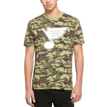 St. Louis Blues '47 Alpha T-Shirt Camo St. Louis Blues '47 Alpha T-Shirt Camo