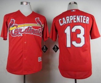 St. Louis Cardinals #13 Matt Carpenter Red Cool Base Stitched Baseball Jersey