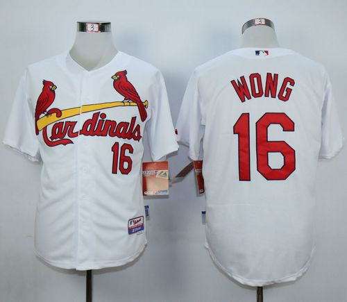 St. Louis Cardinals #16 Kolten Wong White 1982 Turn Back The Clock Stitched Baseball Jersey