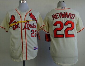 St. Louis Cardinals #22 Jason Heyward Cream Cool Base Stitched MLB Jersey