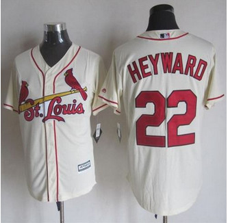 St. Louis Cardinals #22 Jason Heyward Cream New Cool Base Stitched Baseball Jersey
