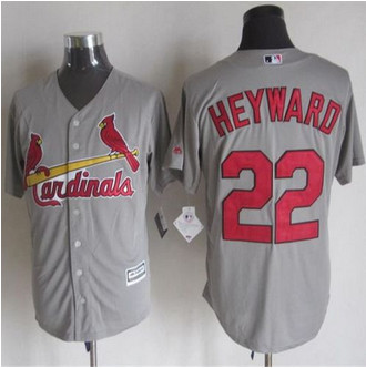 St. Louis Cardinals #22 Jason Heyward Grey New Cool Base Stitched Baseball Jersey