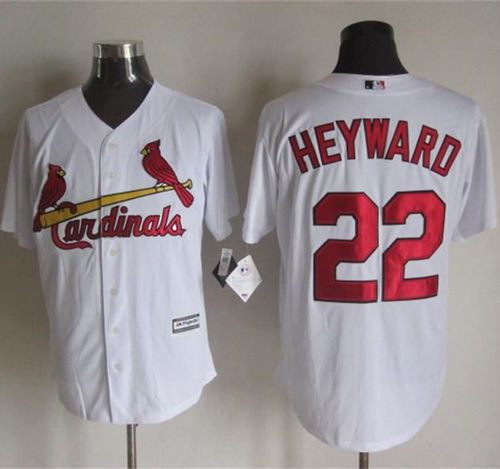 St. Louis Cardinals #22 Jason Heyward White New Cool Base Stitched Baseball Jersey