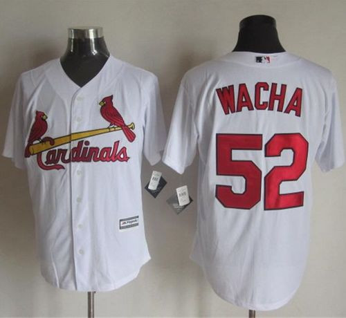 St. Louis Cardinals #52 Michael Wacha White New Cool Base Stitched Baseball Jersey