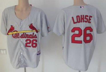 St. Louis Cardinals 26 Kyle Lohse Grey MLB Jerseys