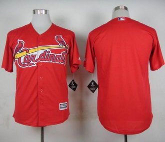 St. Louis Cardinals Blank Red Cool Base Stitched Baseball Jersey