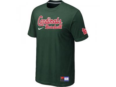 St. Louis Cardinals D.Green NEW Short Sleeve Practice T-Shirt St. Louis Cardinals D.Green NEW Short Sleeve Practice T-Shirt