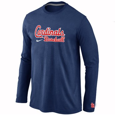 St. Louis Cardinals Long Sleeve T-Shirt D.Blue St. Louis Cardinals Long Sleeve T-Shirt D.Blue