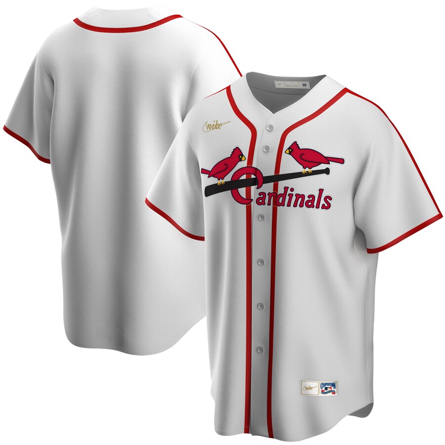 St. Louis Cardinals Nike Home Cooperstown Collection Team MLB Jersey White St. Louis Cardinals Nike Home Cooperstown Collection Team MLB Jersey White