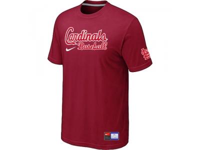 St. Louis Cardinals Red NEW Short Sleeve Practice T-Shirt St. Louis Cardinals Red NEW Short Sleeve Practice T-Shirt