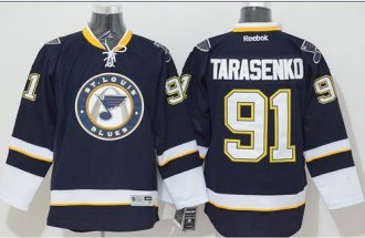 St.Louis Blues #91 Vladimir Tarasenko Dark Blue Third Stitched NHL Jersey
