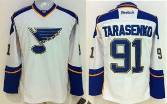 St.Louis Blues #91 Vladimir Tarasenko White Away Stitched NHL Jersey