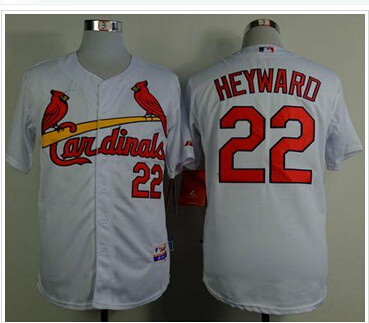St.Louis Cardinals #22 Jason Heyward White Cool Base Stitched Baseball Jersey