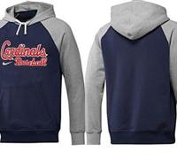 St.Louis Cardinals Pullover Hoodie Blue & Grey St.Louis Cardinals Pullover Hoodie Blue & Grey