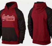 St.Louis Cardinals Pullover Hoodie Burgundy Red & Black St.Louis Cardinals Pullover Hoodie Burgundy Red & Black