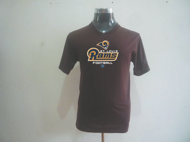NEW NFL St.louis Rams Big & Tall Critical Victory T-Shirt Brown