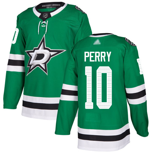 Stars #10 Corey Perry Green Home Authentic Stitched Hockey Jersey Stars #10 Corey Perry Green Home Authentic Stitched Hockey Jersey