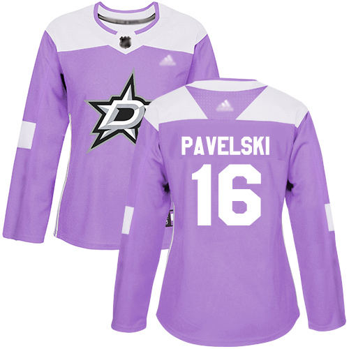 Stars #16 Joe Pavelski Purple Authentic Fights Cancer Women's Stitched Hockey Jersey Stars #16 Joe Pavelski Purple Authentic Fights Cancer Women's Stitched Hockey Jersey