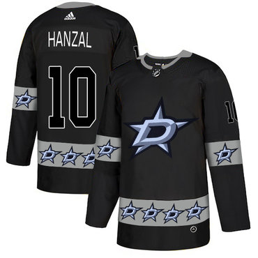 Stars 10 Martin Hanzal Black Team Logos Fashion Adidas Jersey