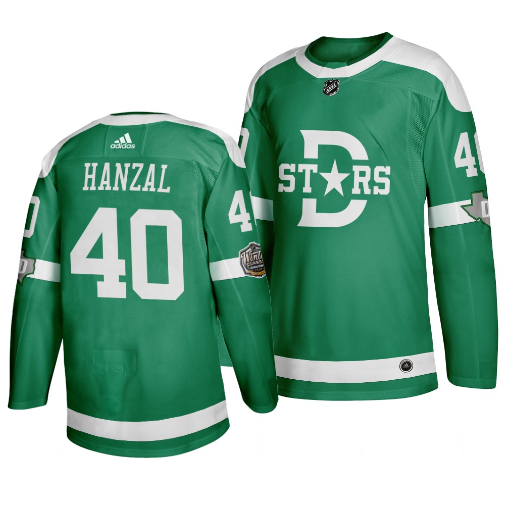 Stars 40 Martin Hanzal Green 2020 Winter Classic Adidas Jersey Stars 40 Martin Hanzal Green 2020 Winter Classic Adidas Jersey