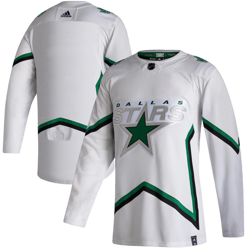 Stars Blank White 2020-21 Reverse Retro Adidas Jersey Stars Blank White 2020-21 Reverse Retro Adidas Jersey
