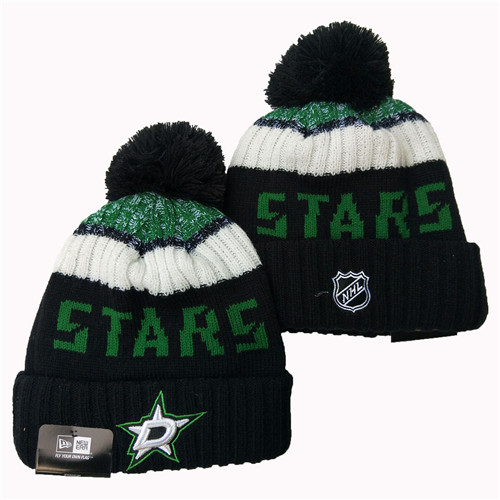 Stars Team Logo Pom Knit Hat YD Stars Team Logo Pom Knit Hat YD
