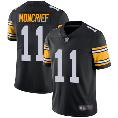 Steelers #11 Donte Moncrief Black Alternate Men's Stitched Football Vapor Untouchable Limited Jersey Steelers #11 Donte Moncrief Black Alternate Men's Stitched Football Vapor Untouchable Limited Jersey