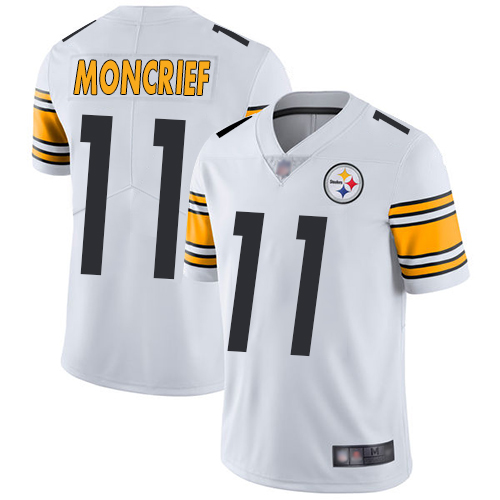 Steelers #11 Donte Moncrief White Men's Stitched Football Vapor Untouchable Limited Jersey Steelers #11 Donte Moncrief White Men's Stitched Football Vapor Untouchable Limited Jersey