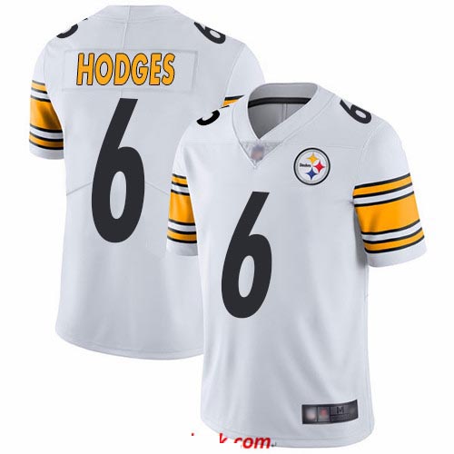 Steelers #6 Devlin Hodges White Men's Stitched Football Vapor Untouchable Limited Jersey