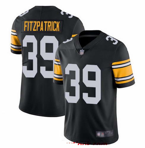 Steelers 39 Minkah Fitzpatrick Black Alternate Vapor Untouchable Limited Jersey